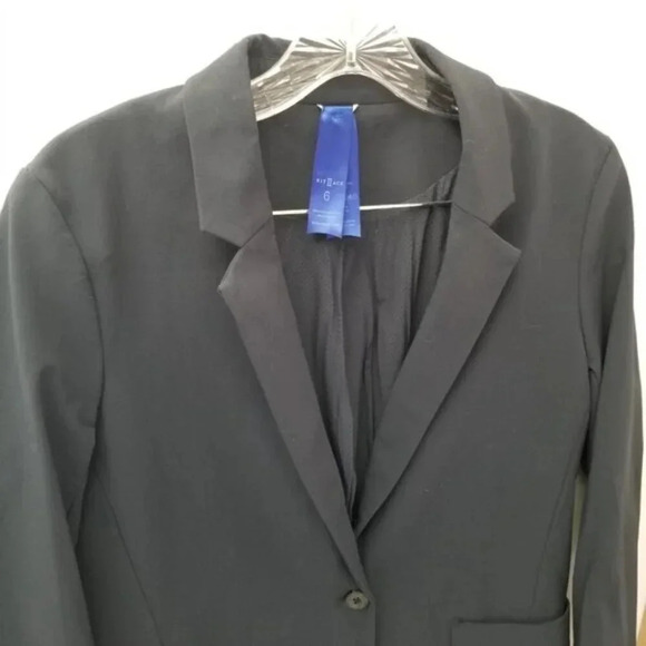 Kit And  Ace Ride Blazer One Button Jacket Navy Blue Stretch 6 - Picture 7 of 11